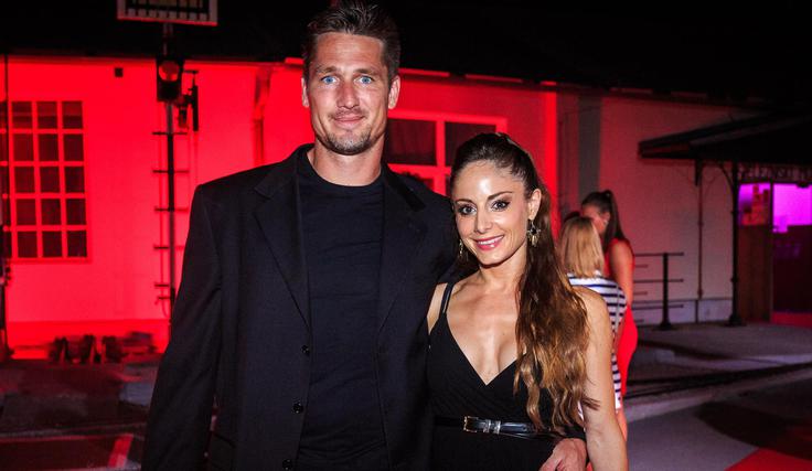 Ana Klašnja in Miha Krušič sta bila v dolgoletni zvezi, med katero se jima je leta 2016 rodil sin Jaša. Razšla sta se pet let pozneje. | Foto: Mediaspeed