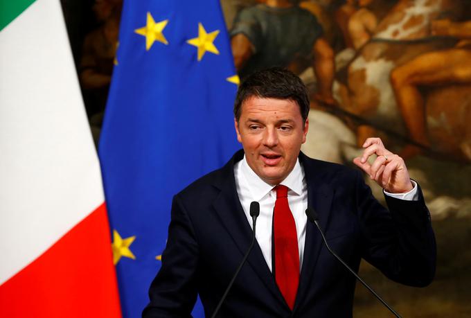 Predsednik italijanske vlade Matteo Renzi bo decembra na oblasti obeležil obletnico - 1000 dni, obdobje, ki so ga od začetka italijanske republike, torej, v vsem povojnem obdobju, skupaj z njegovo presegle le štiri italijanske vlade. | Foto: Reuters