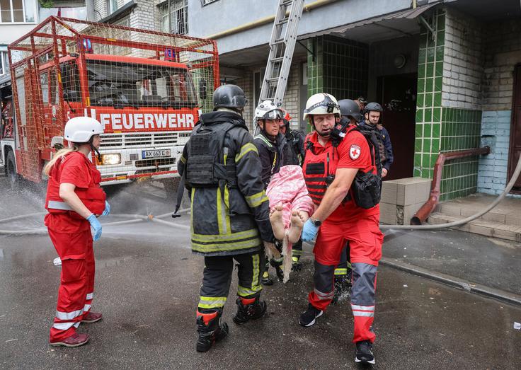 Harkov, napad, Rusija | Foto: Reuters