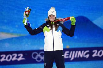 Slovenski junakinji prejeli olimpijsko kolajno #foto