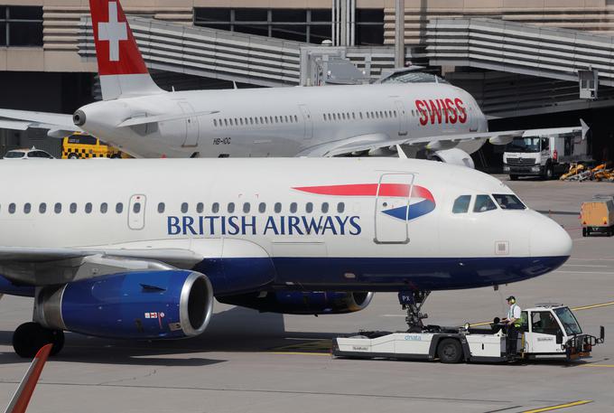 V družbi British Airways bodo kljub prejeti pomoči za ohranitev delovnih mest odpustili do 29 odstotkov svojih zaposlenih. | Foto: Reuters
