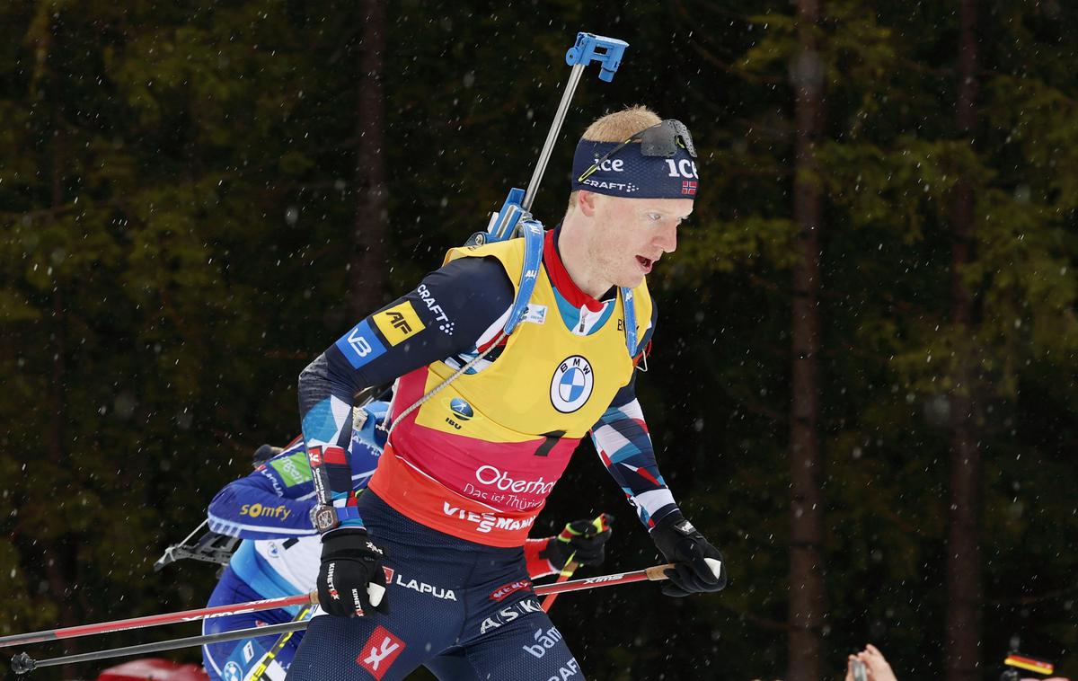 Johannes Thingnes Boe | Johannes Thingnes Boe si bo leto 2023 zapomnil kot posebej trdo v pripravi na novo sezono biatlonskega svetovnega pokala. | Foto Reuters