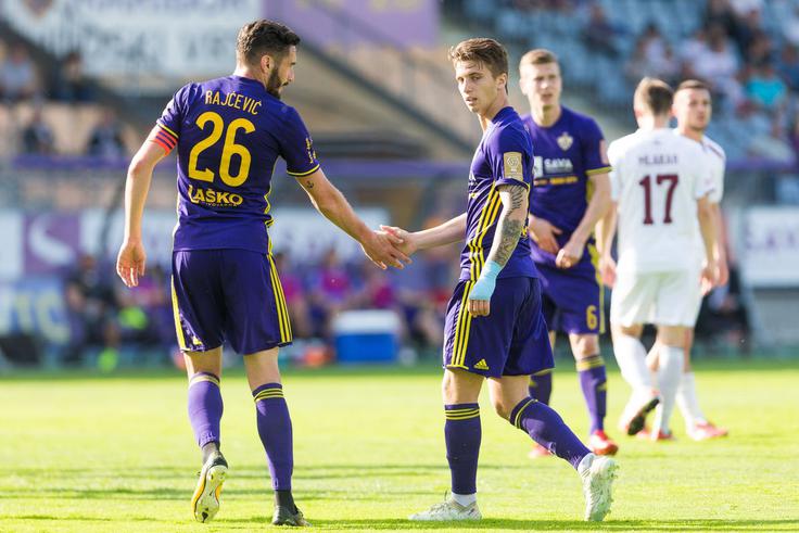 Luka Zahović je v tej sezoni dosegel že deset zadetkov. | Foto: Twitter/NK Maribor