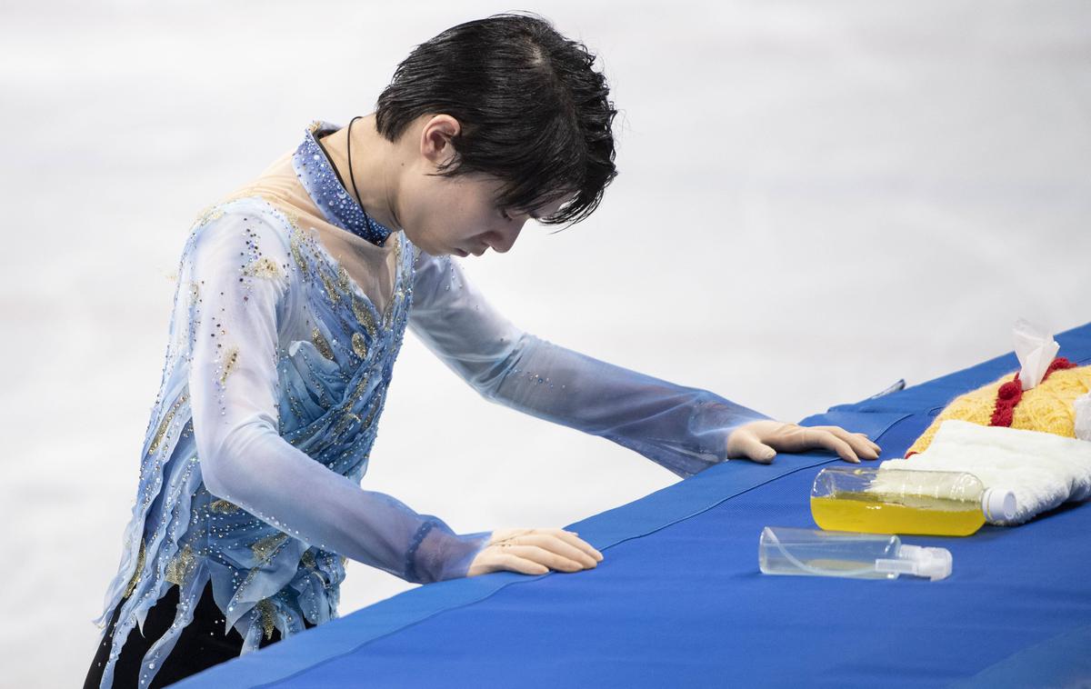 Hanyu | Japonski ljubljenec Yuzuru Hanyu je po napaki v kratkem programu šele na osmem mestu. | Foto Guliverimage