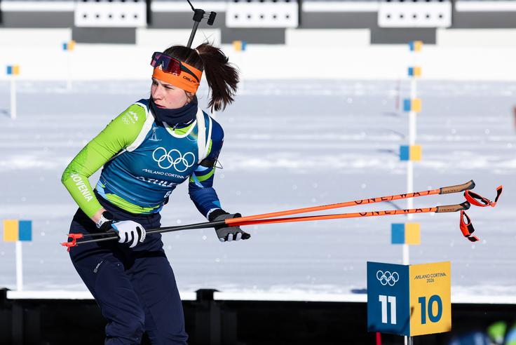 Manca Caserman je doživela olimpijski krst. | Foto: Aleš Fevžer