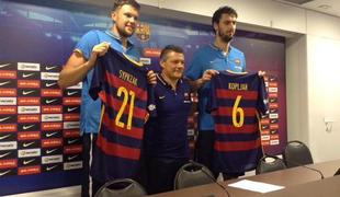 Barcelona uradno predstavila okrepitvi in nove drese