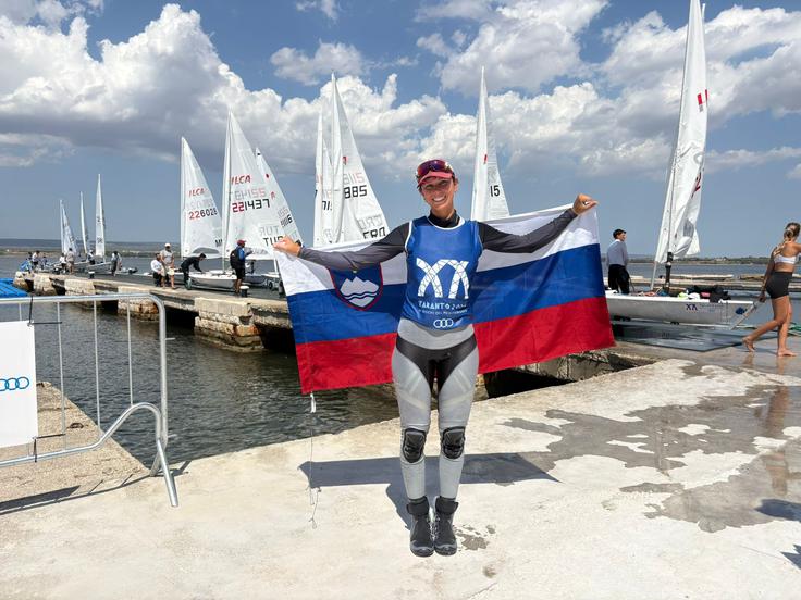 Alenka Valenčič je osvojila srebro. | Foto: OKS