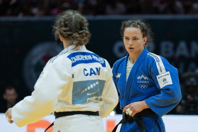 Kaja Kajzer | Kaja Kajze je končala z nastopi na SP. | Foto Judo zveza Slovenije