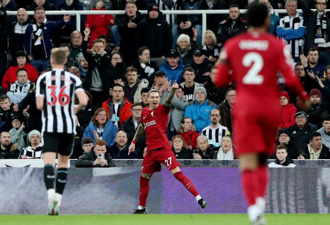 Liverpool je v vodstvo popeljal Darwin Nunez. | Foto: Reuters