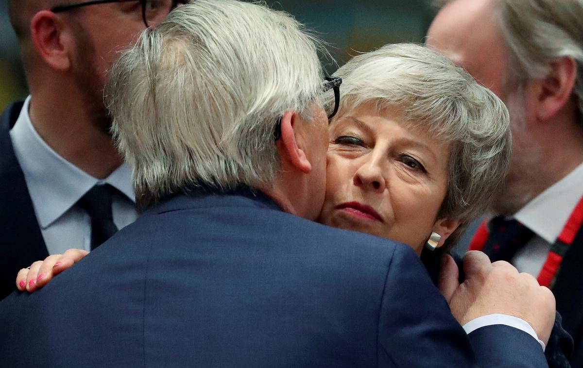 Theresa May in Jean-Claude Juncker | Predsednik Evropske komisije Jean-Claude Juncker in britanska premierka Theresa May | Foto Reuters