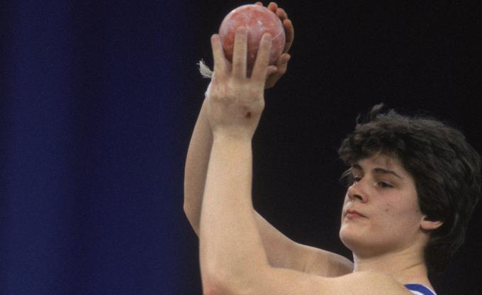 Heidi Krieger leta 1986 na evropskem prvenstvu. | Foto: Guliverimage/Getty Images