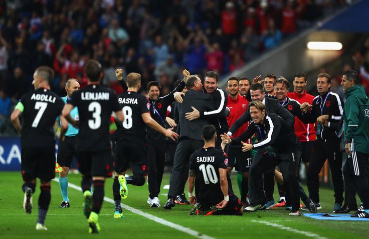 Z golom proti Romuniji je upravičil zaupanje, ki ga je imel vanj selektor Gianni de Biasi. | Foto: Gulliver/Getty Images