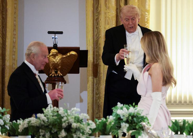Donald Trump, Karl III. | Foto: Reuters
