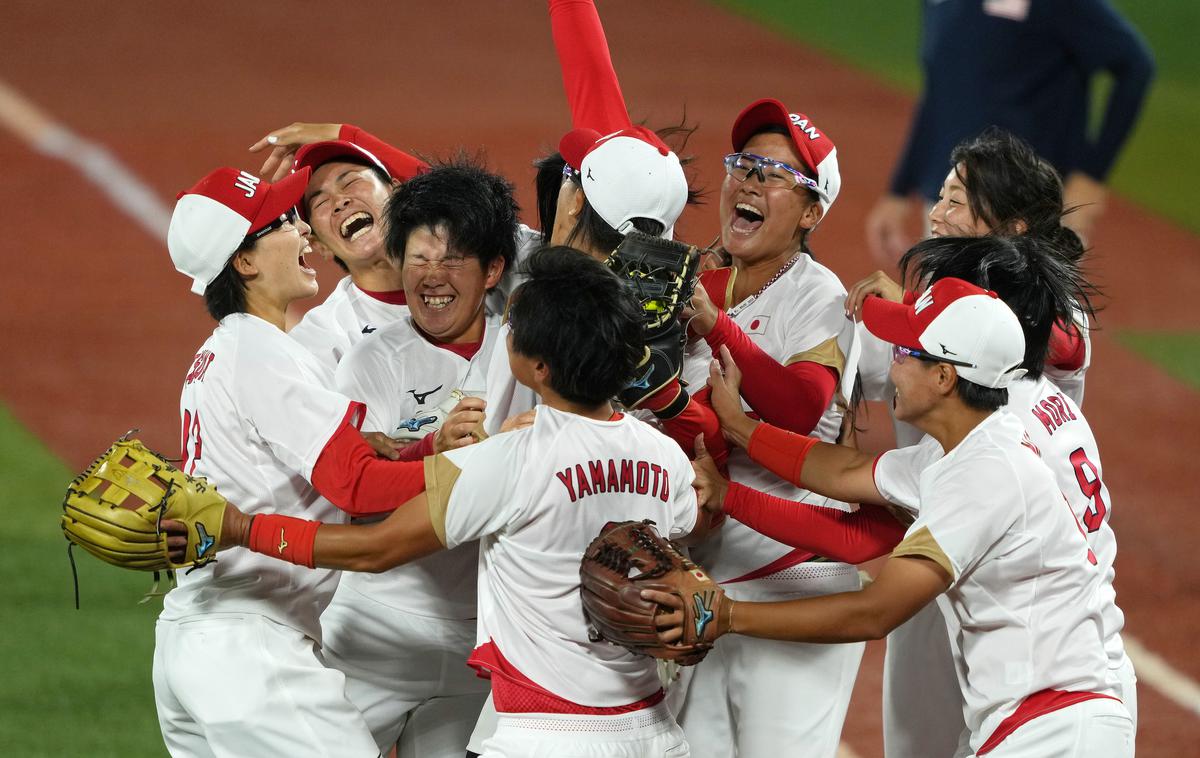 Japonska softball | Japonke so olimpijske prvakinje v softballu. | Foto Reuters