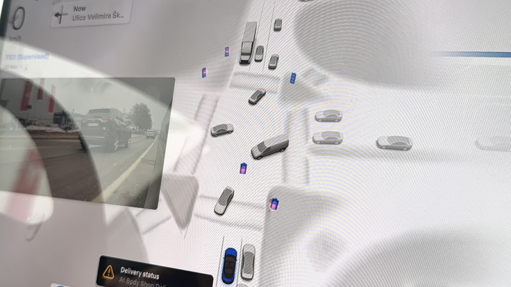 Tesla Autopilot samodejna vožnja FSD Zagreb | Foto: Gregor Pavšič