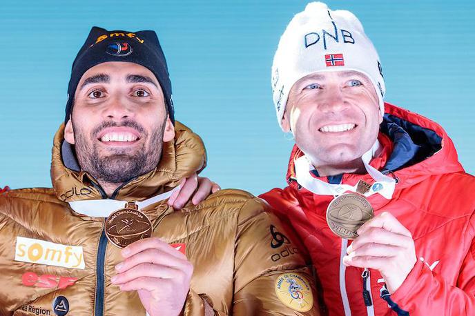 Martin Fourcade Ole Einar Bjoerndalen | Foto Sportida