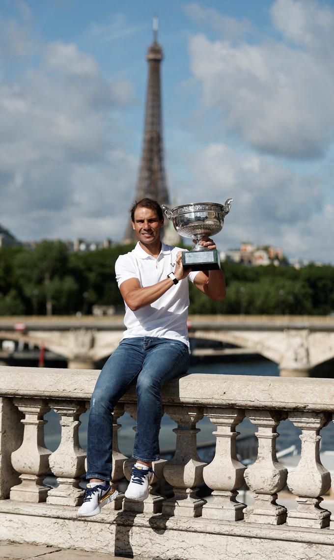 Rafael Nadal je lani v Parizu osvojil svoj 14. naslov. | Foto: Reuters