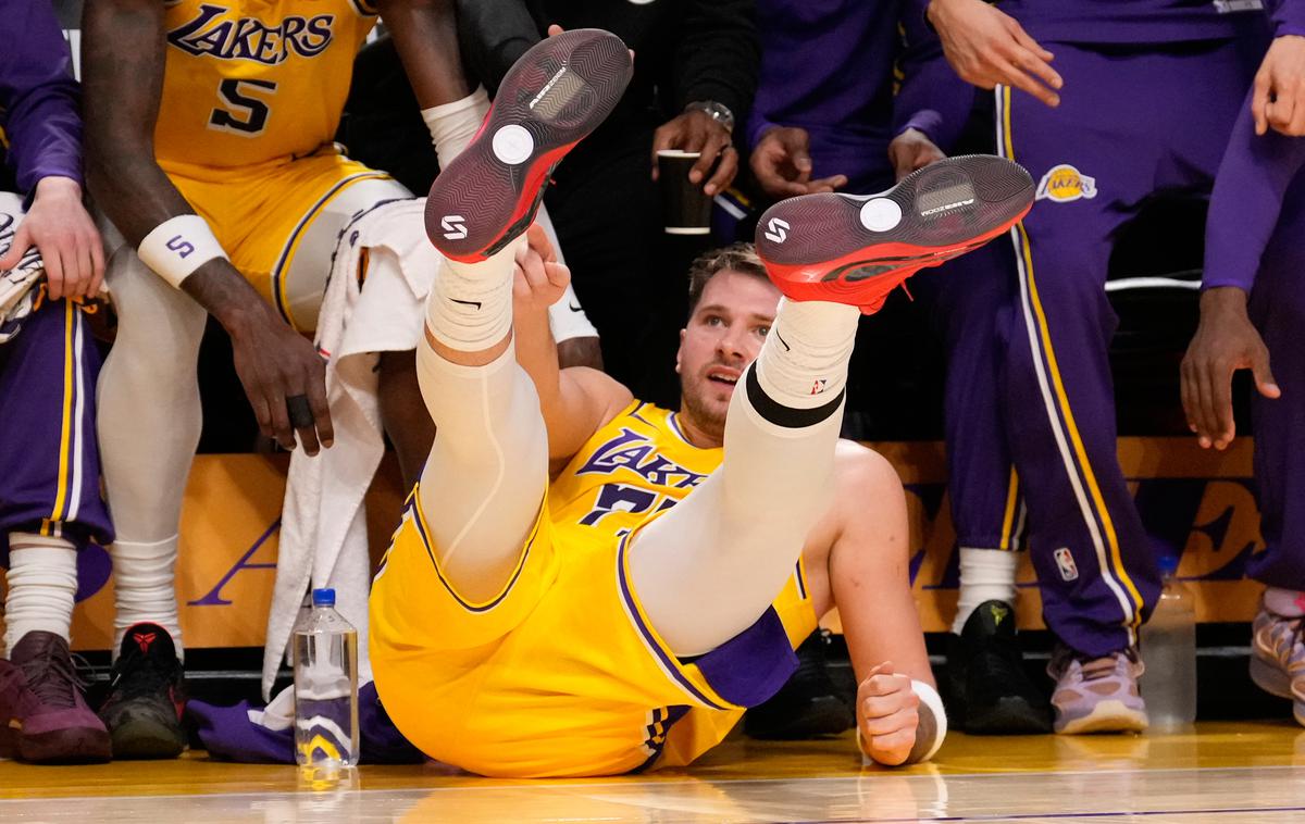 Luka Dončić, Los Angeles Lakers | Luka Dončić je dosegel 38 točk, a je imel devet izgubljenih žog. | Foto Guliverimage