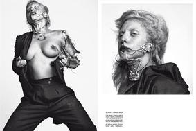 Lady Gaga zgoraj brez za Vogue