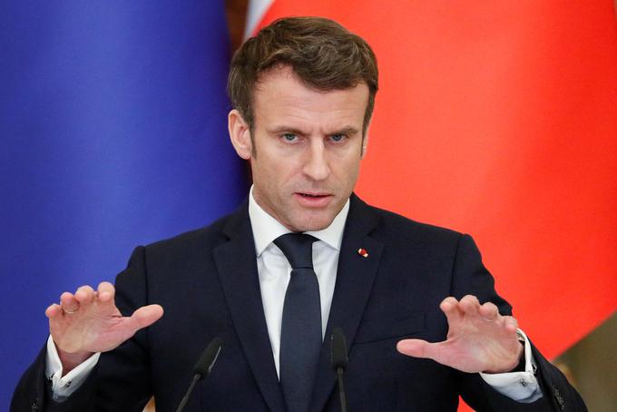 Emmanuel Macron je podprl idejo o tem, da se finale lige prvakov preseli v Francijo. | Foto: Reuters