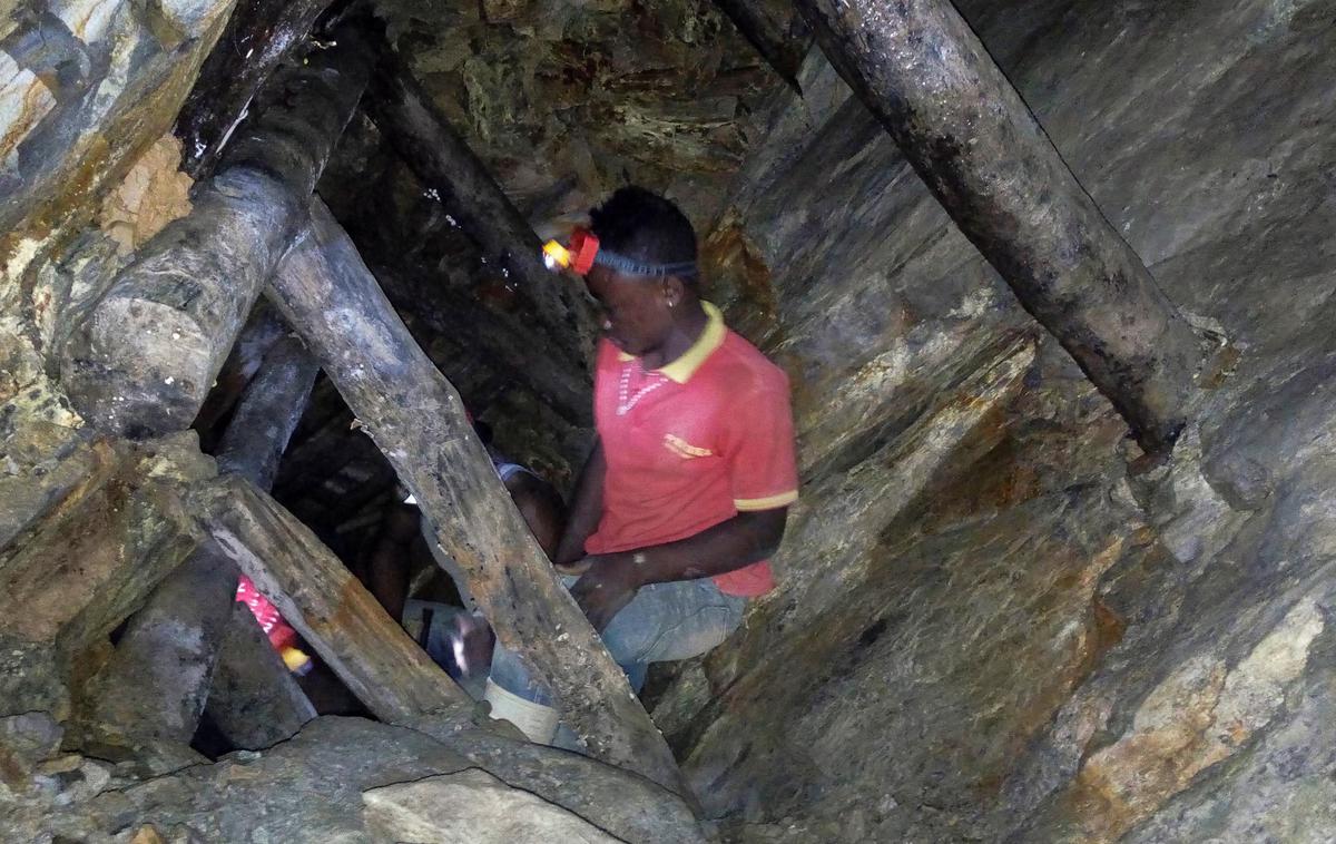 rudnik Kamituga Kongo | Žrtev naj bi bilo po nekaterih podatkih še več, preživel je le en rudar. | Foto Reuters