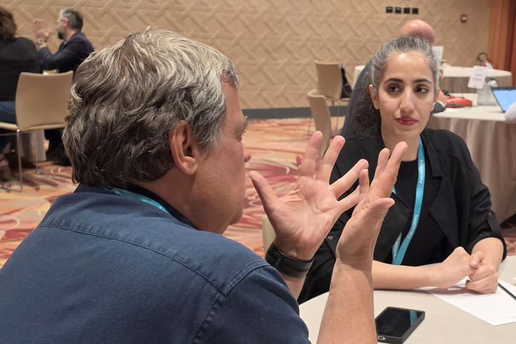 Z Noushin Shabab smo se pogovarjali ob robu konference o računalniški varnosti Kaspersky Horizons v Rimu, kjer je bila ena izmed predavateljic. | Foto: Darko Natalić