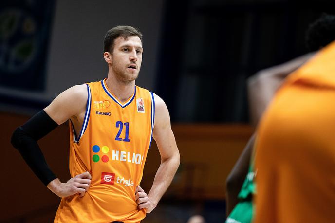 Helios Suns Zlatorog | Blaž Mahkovic je bil s 17 točkami prvi strelec domžalske ekipe. | Foto Grega Valančič/Sportida
