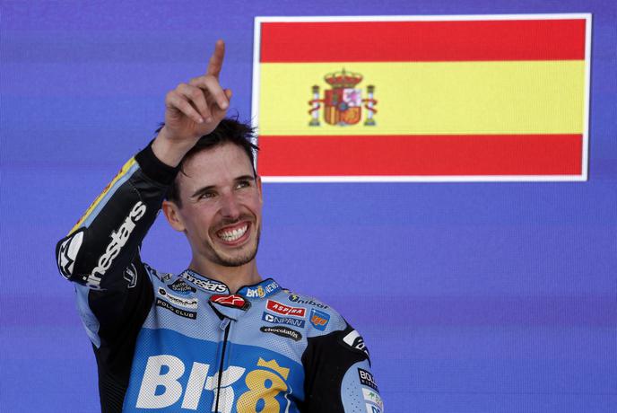 Alex Marquez zmagovalec Jereza, Marc Marquez v pesku