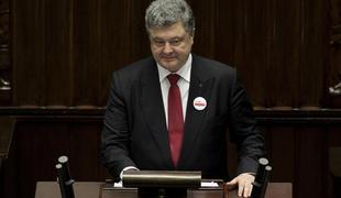 Ukrajinski predsednik Porošenko želi videti Ukrajino v EU