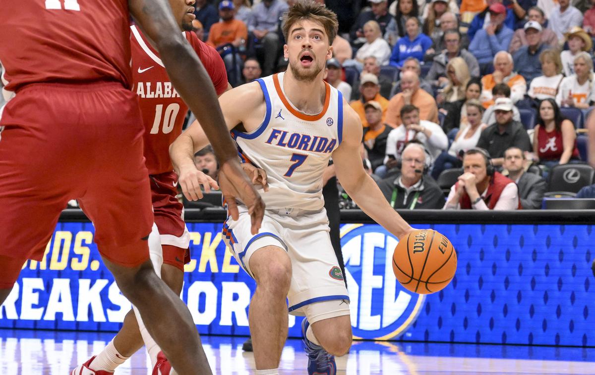 Urban Klavžar | Urban Klavžar je z univerzo Florida Gators postal prvak jugovzhodne konference in bo igral v zaključnih bojih ameriške študentske lige NCAA. | Foto Reuters