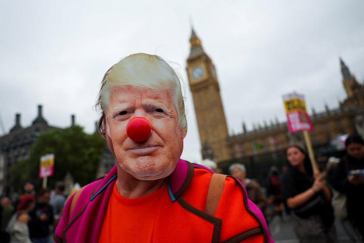 Protesti v Londonu.  | Foto: Reuters