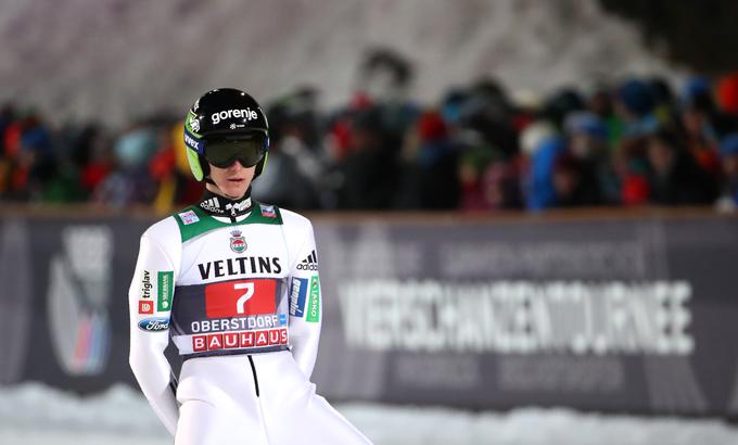 Peter Prevc bo skakal v četrtek kot prvi. | Foto: Reuters