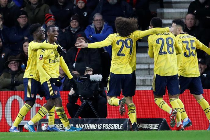 Arsenal | Nogometaši Arsenala so po nizu treh remijev v prvenstvu tokrat v pokalu FA prišli do zmage. | Foto Reuters