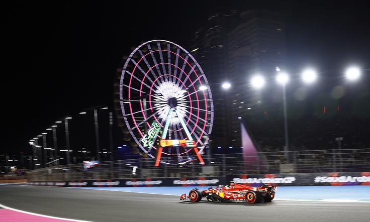 V drugem Ferrariju dirka Oliver Bearman. | Foto: Reuters