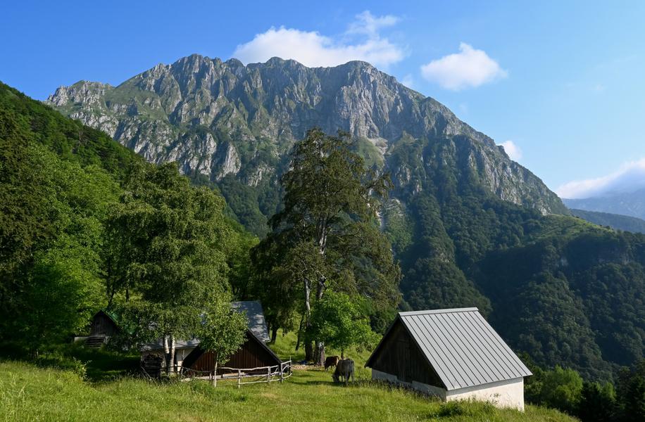Samotna pešpot po idiličnih planinah #video