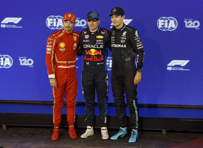 Prvi trije na prvih kvalifikacijah sezone | Foto: Reuters