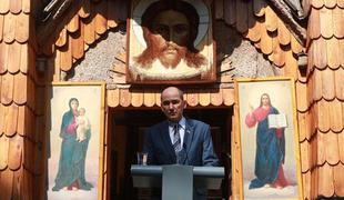 Janša: Kapelica je simbol prijateljstva, ki povezuje slovenski in ruski narod