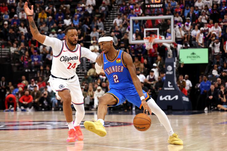 Shai Gilgeous-Alexander je z Oklahomo dosegel šesto zaporedno zmago. | Foto: Reuters