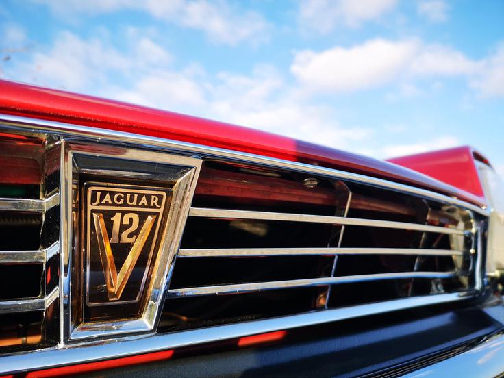 Pomenljiv sprednji del jaguarja iz leta 1989 | Foto: Gregor Pavšič
