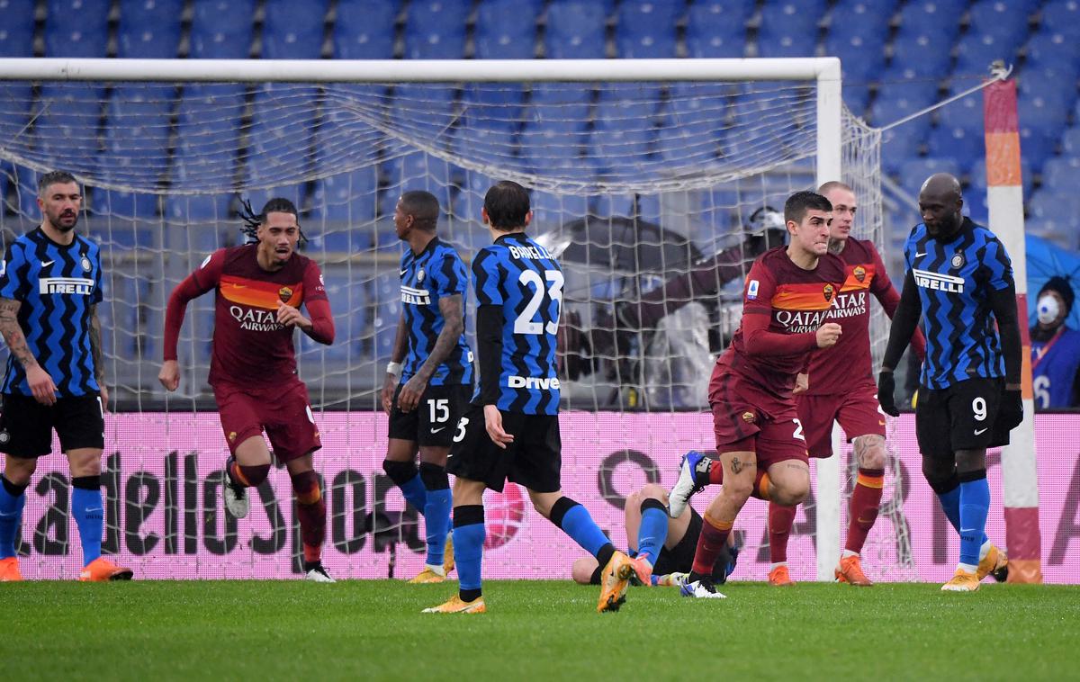 Roma Inter | Derbi v Rimu se je končal brez zmagovalca. | Foto Reuters
