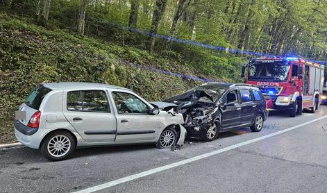 Zaradi pijanega voznika na Dolenjskem več oseb v bolnišnici #foto