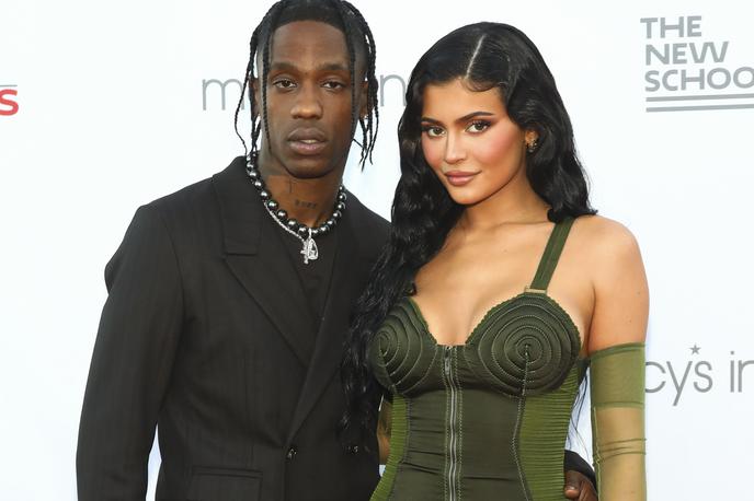 Travis Scott Kylie Jenner | Travis Scott in Kylie Jenner sta svojega drugega otroka ob rojstvu poimenovala Wolf (Volk), zdaj pa sta si premislila. | Foto Guliverimage/AP