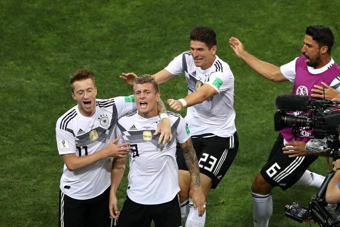 Največ podaj je opravil Nemec Toni Kroos (31), ki pa je presenetljivo končal tekmovanje že po skupinskem delu. | Foto: Getty Images