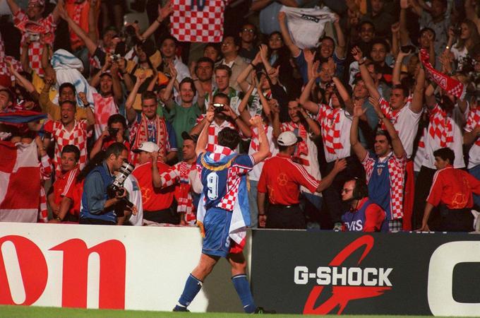 Hrvaški navijači so ga oboževali in bili ponosni nanj. | Foto: Getty Images