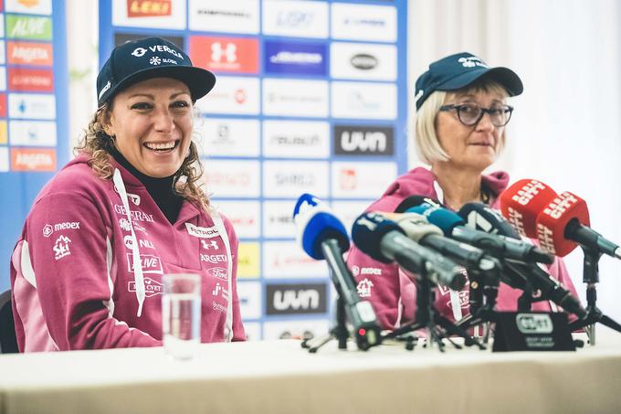 Ilka Štuhec, Darja Črnko | Foto: Grega Valančič/Sportida