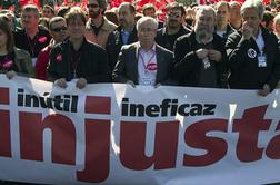 V Španiji množični protesti proti reformi trga dela