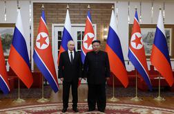 Putin in Kim Džong Un podpisala, da si bosta državi pomagali v primeru napada