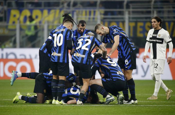 Inter je zmagal s 3:1. | Foto: Reuters