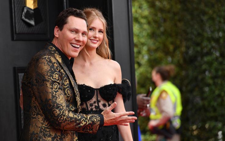 DJ Tiësto z ženo Anniko, s katero sta poročena od leta 2019 in imata dva otroka. | Foto: Profimedia