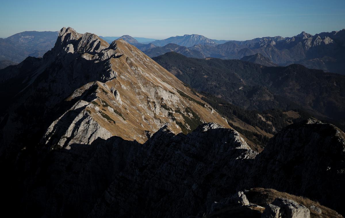 Greben Košute, Kladivo | Greben Košute v Karavankah. Fotografija je simbolična. | Foto STA